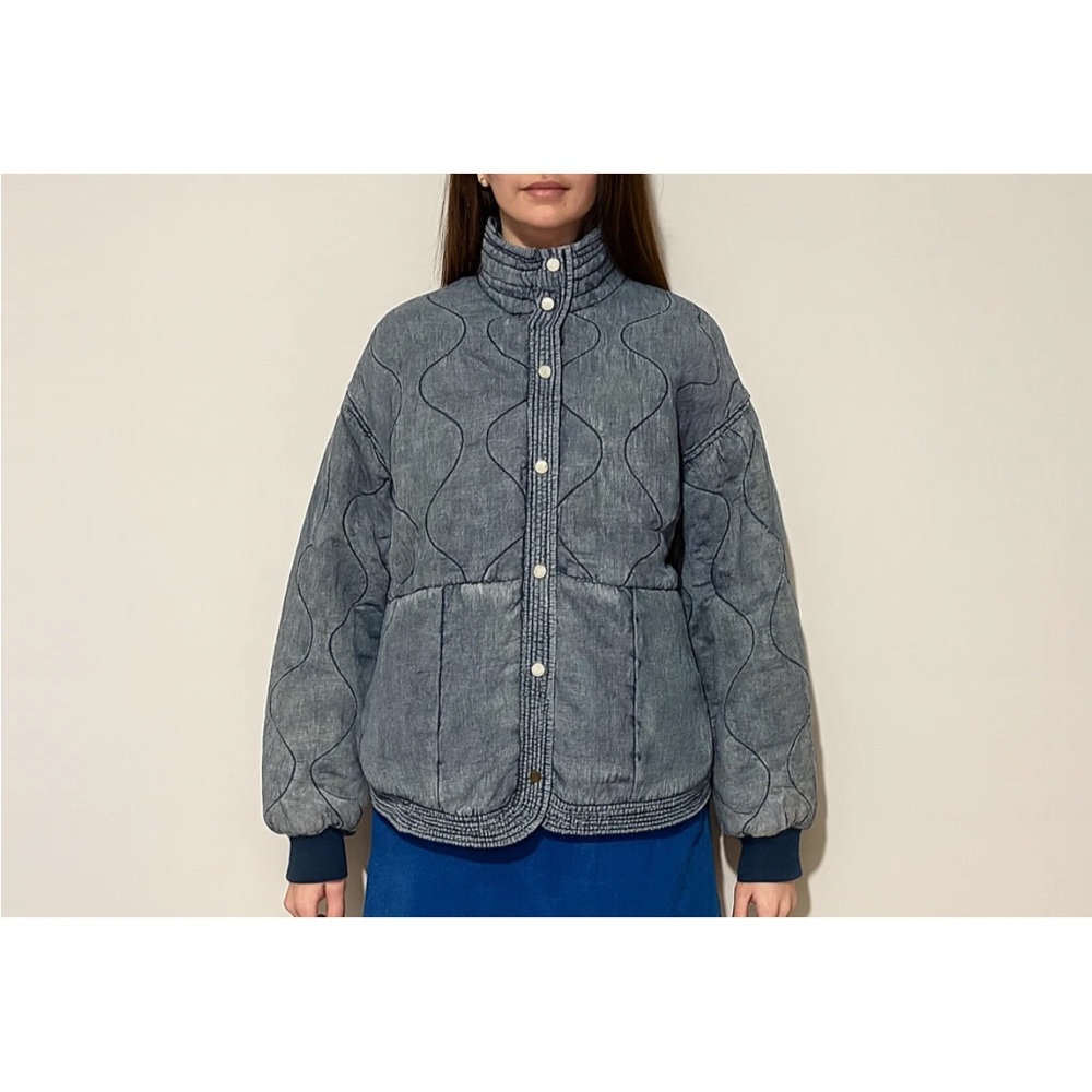 Blank NYC Wave Pattern Jean Jacket